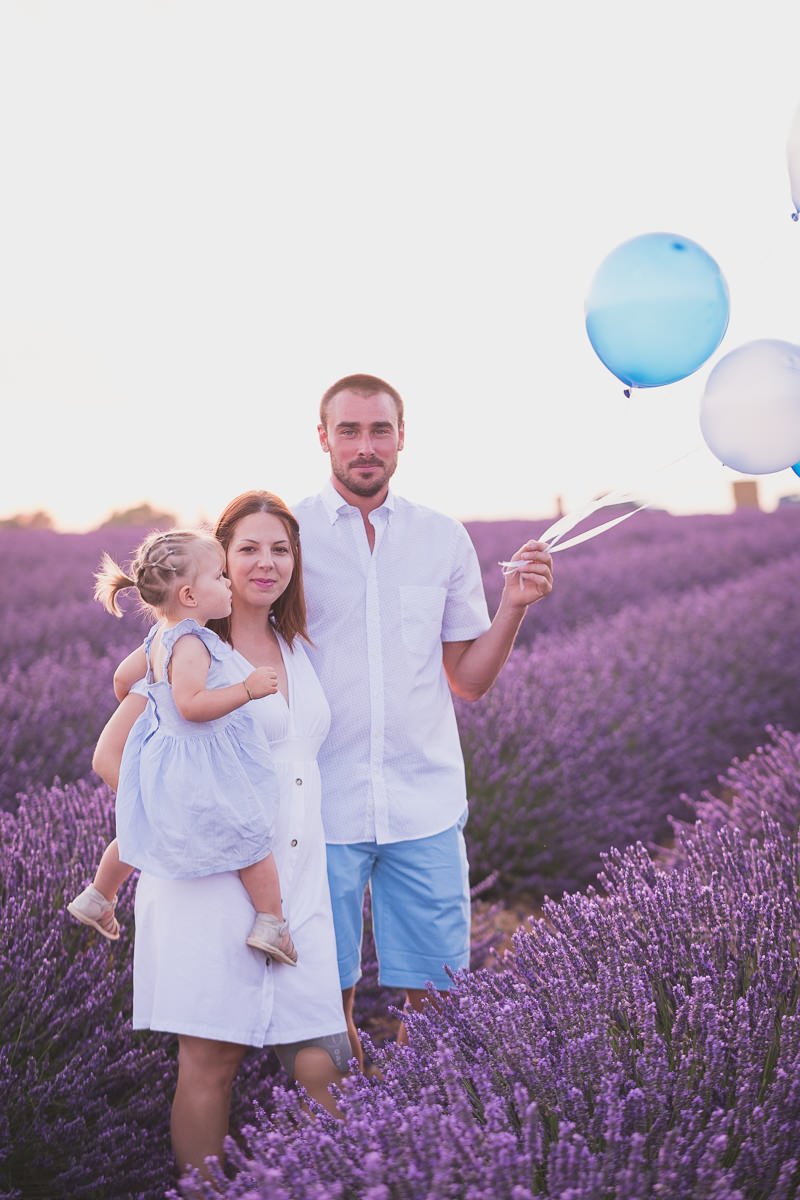 Provence lavender fields family session 9497