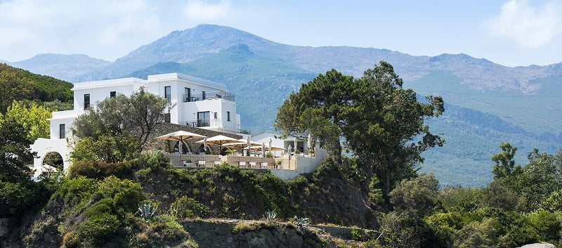 Intimate luxury wedding venue Corsica Elopement