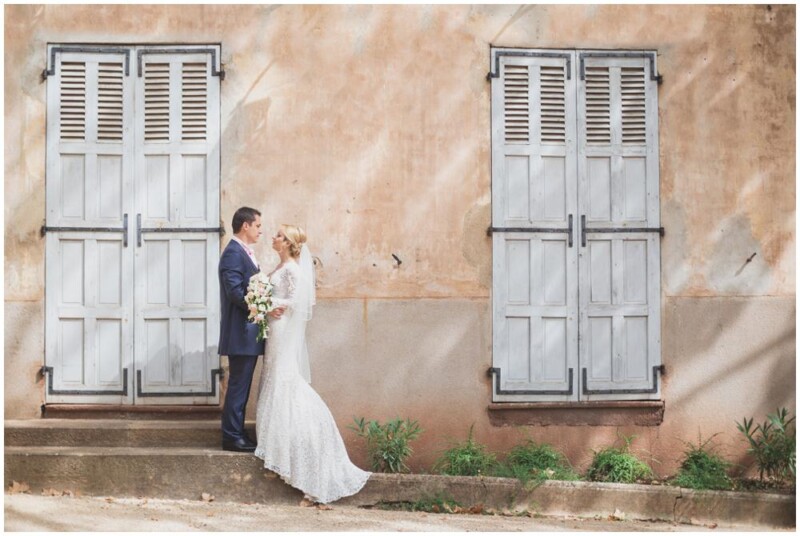 Intimate garden Wedding chateau colbert cannet Provence