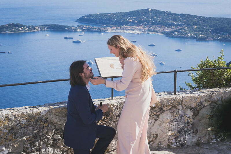 Wedding Proposal Chateau Chevre dOr Eze 1026